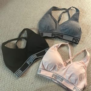A bundle of 3 Puma sports bras size M/M